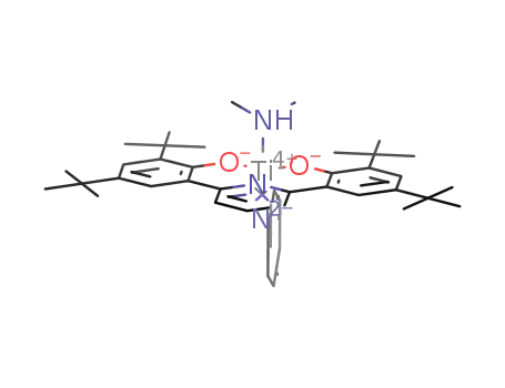Ti(pyridine-2,6-bis(4,6-di-tert-butylphenolate))(HNMe<SUB>2</SUB>)(NPh)