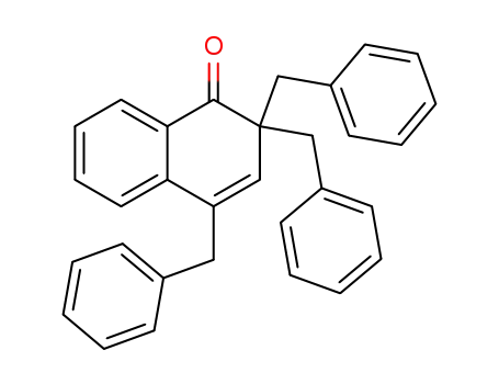 2,2,4-Tribenzyl-1<sup>(2)</sup>-naphthalenon