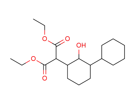 (2-hydroxy-bicyclohexyl-3-yl)-malonic acid diethyl ester