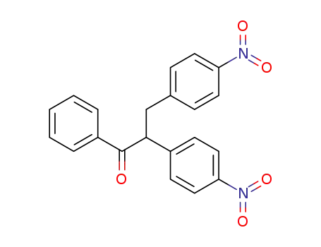 Molecular Structure of 40638-55-9 (2.3-Di-p-nitrophenyl-propiophenon)