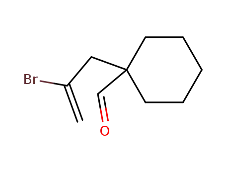 Molecular Structure of 62167-35-5 (Cyclohexanecarboxaldehyde, 1-(2-bromo-2-propenyl)-)