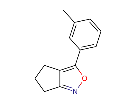 Molecular Structure of 61054-33-9 (3-<i>m</i>-tolyl-5,6-dihydro-4<i>H</i>-cyclopenta[<i>c</i>]isoxazole)