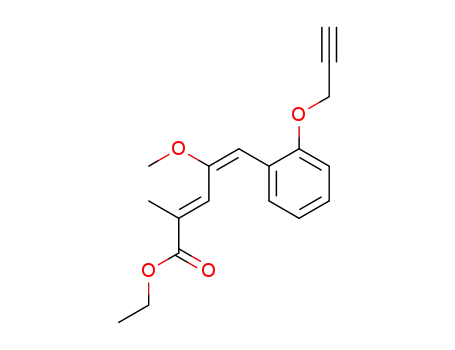 Ethyl (2E,4E)-4-methoxy-2-methyl-5-(2-prop-2-ynyloxyphenyl)penta-2,4-dienoate