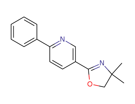 Pyridine, 5-(4,5-dihydro-4,4-dimethyl-2-oxazolyl)-2-phenyl-