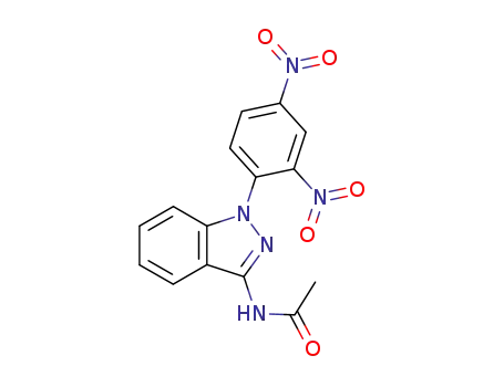 N-[1-(2,4-Dinitro-phenyl)-1H-indazol-3-yl]-acetamide