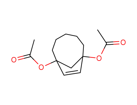 Molecular Structure of 89398-44-7 (Bicyclo[5.2.1]dec-8-ene-1,7-diol, diacetate)