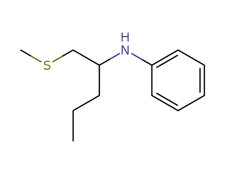 Benzenamine, N-[1-[(methylthio)methyl]butyl]-