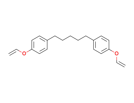 Molecular Structure of 88319-84-0 (Benzene, 1,1'-(1,5-pentanediyl)bis[4-(ethenyloxy)-)