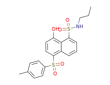 8-Hydroxy-5-(toluene-4-sulfonyl)-naphthalene-1-sulfonic acid propylamide