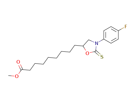 9-[3-(4-Fluoro-phenyl)-2-thioxo-oxazolidin-5-yl]-nonanoic acid methyl ester
