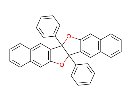 diphenyl-5b,12b dihydro-5b,12b dinaphto <2',3'-d:2,3-4,5> furo <3,2-b> furanne