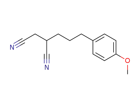 Molecular Structure of 78790-60-0 (5-(4-methoxyphenyl)-1,2-dicyanopentane)