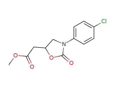 3-(p-chlorophenyl)-5-<(methoxycarbonyl)methyl>-1,3-oxyzolidin-2-one