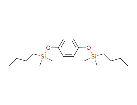 Molecular Structure of 4520-30-3 (1,4-Bis-(dimethyl-butyl-siloxy)-benzol)