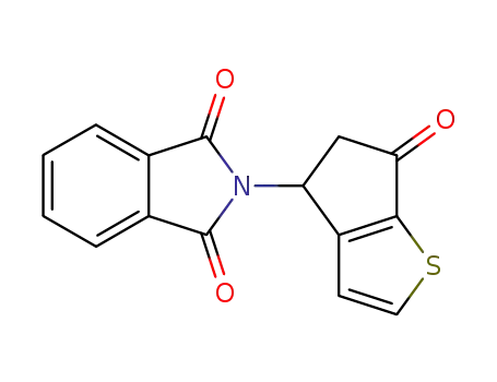 2-(6-Oxo-5,6-dihydro-4H-cyclopenta[b]thiophen-4-yl)-isoindole-1,3-dione