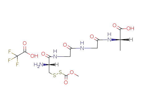 H-Cys(methoxycarbonylsulfenyl)-Gly-Gly-Ala-OH trifluoroacetate salt