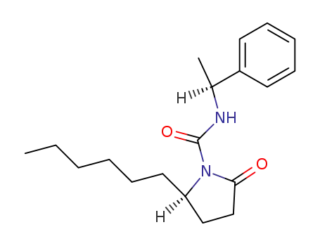 N-<(S)-1-phenylethyl>-5-hexyl-2-pyrrolidone-1-carboxamide