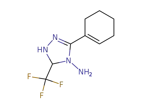 4H-1,2,4-Triazol-4-amine,
3-(1-cyclohexen-1-yl)-1,5-dihydro-5-(trifluoromethyl)-