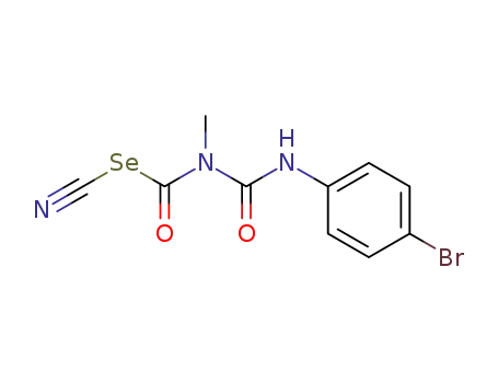 3-(4-Bromo-phenyl)-1-methyl-1-selenocyanatocarbonyl-urea