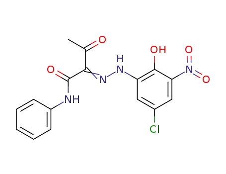 (3-Nitro-5-chlor-2-hydroxy-phenylazo)-acetoacetanilid