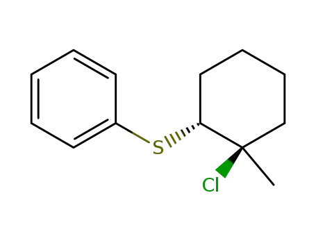Molecular Structure of 64741-09-9 (Benzene, [(2-chloro-2-methylcyclohexyl)thio]-, trans-)