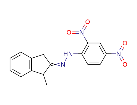 1-Methyl-2-indanon-<2,4-dinitro-phenylhydrazon>