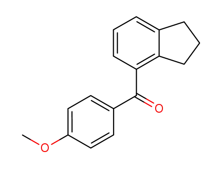 Molecular Structure of 5385-32-0 (4-Indanyl-<4-methoxy-phenyl>-keton)