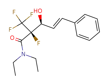threo-(E)-N,N-diethyl-2-fluoro-3-hydroxy-5-phenyl-2-trifluoromethyl-4-pentenamide
