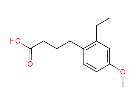 4-(2-Ethyl-4-methoxy-phenyl)-buttersaeure