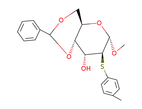 methyl 4,6-O-benzylidene-2-thio-2-S-p-tolyl-α-D-altropyrsnoside