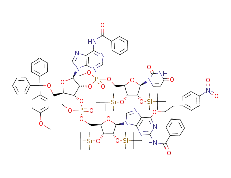 C<sub>97</sub>H<sub>127</sub>N<sub>13</sub>O<sub>24</sub>P<sub>2</sub>Si<sub>4</sub>