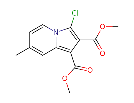 1,2-Indolizinedicarboxylic acid, 3-chloro-7-methyl-, dimethyl ester