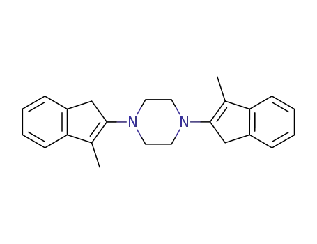 1,4-bis-(3-methyl-inden-2-yl)-piperazine