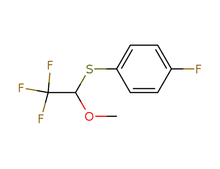 p-fluorophenyl 1-methoxy-2,2,2-trifluoroethyl sulfide