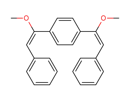 1,4-Bis-((E)-1-methoxy-2-phenyl-vinyl)-benzene