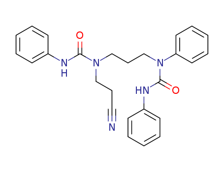 Urea, N-[3-[(2-cyanoethyl)[(phenylamino)carbonyl]amino]propyl]-N,N'-diphenyl -