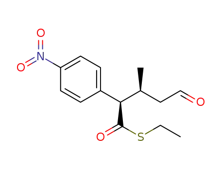S-ethyl (2R,3S)-3-methyl-2-(4-nitrophenyl)-5-oxopentanethioate