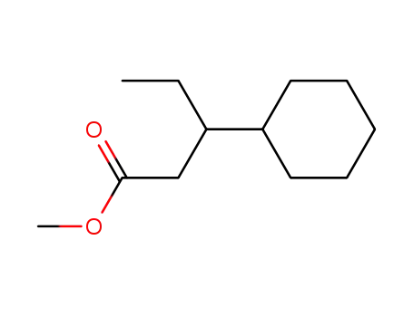 Molecular Structure of 102617-55-0 (methyl 3-cylohexylpentanoate)