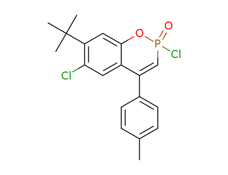 7-tert-butyl-2,6-dichloro-4-(4-methylphenyl)-1,2λ5-benzoxaphosphinine 2-oxide
