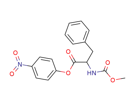 N-Methoxycarbonylphenylalanin-p-nitrophenylester