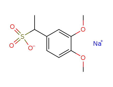 Sodium; 1-(3,4-dimethoxy-phenyl)-ethanesulfonate