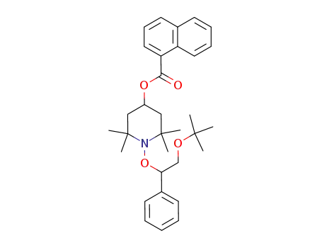 Naphthalene-1-carboxylic acid 1-(2-tert-butoxy-1-phenyl-ethoxy)-2,2,6,6-tetramethyl-piperidin-4-yl ester