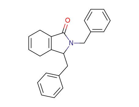1H-Isoindol-1-one, 2,3,4,7-tetrahydro-2,3-bis(phenylmethyl)-