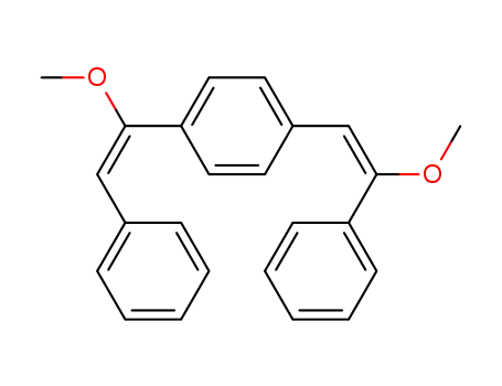 1-((E)-2-Methoxy-2-phenyl-vinyl)-4-((E)-1-methoxy-2-phenyl-vinyl)-benzene
