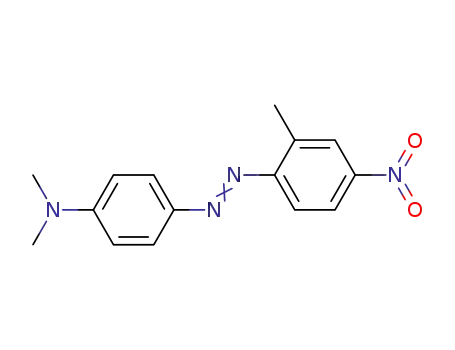 Molecular Structure of 108124-90-9 (<i>N</i>,<i>N</i>-dimethyl-4-(2-methyl-4-nitro-phenylazo)-aniline)