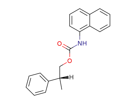 1-Naphthylcarbaminsaeure-<(R)-(+)-2-phenylpropyl>-ester