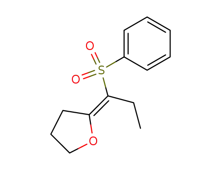 1-(tetrahydro-2-furylidene)propyl phenyl sulphone