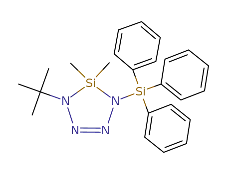 1-tert-Butyl-5,5-dimethyl-4-triphenylsilanyl-4,5-dihydro-1H-[1,2,3,4,5]tetrazasilole