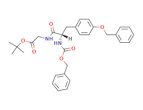 Glycine, N-[N-[(phenylmethoxy)carbonyl]-O-(phenylmethyl)-L-tyrosyl]-,
1,1-dimethylethyl ester