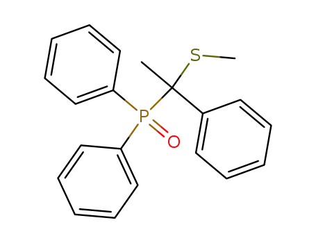 Phosphine oxide, [1-(methylthio)-1-phenylethyl]diphenyl-